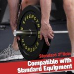 Rendpas 140LB Olympic Bumper Plates Set