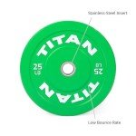 25 LB Color Economy Olympic Bumper Plates Pair