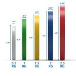 Synergee Rubberized Change Plates Weight Set