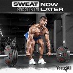 Yes4All 15LB Olympic Rubber Bumper Plates - Pair