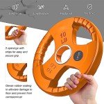 SPART 15LB Rubber Coated Olympic Weight Plates