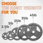 Yes4All Tri-Grip Handles for Weight Plates