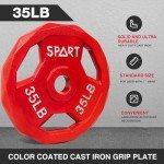 SPART Color-Coded 25LB Cast Iron Weight Plate