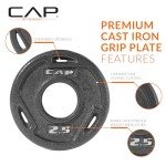 CAP Barbell 2.5 lb Olympic Grip Weight Plates Set