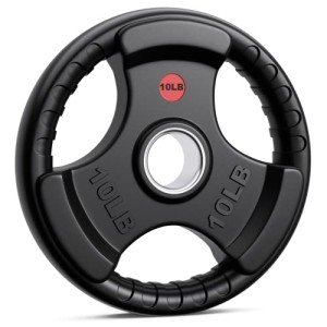 XDDIAS Olympic Grip Rubber Weight Plates - 10LB-45LB