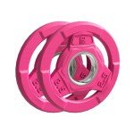 Color-Coded Rubber Olympic Weight Plates, 2.5LB Pair