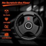 XDDIAS Olympic Grip Rubber Weight Plates - 10LB-45LB