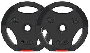 BalanceFrom Vinyl Weight Plates for Strength Training