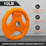 SPART Color Coded Rubber Coated Weight Plates - 115LB