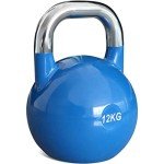 12kg Pro Grade Cast Steel Kettlebell - Blue