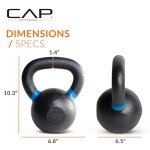 CAP Barbell 26 lb Cast Iron Competition Kettlebell