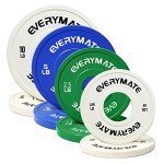 EVERYMATE Fractional Olympic Bumper Weight Plates Set