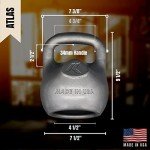 4kg Atlas Kettlebell - Ergonomic Design for Fitness
