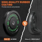 XDDIAS 190lb Olympic Bumper Plates for Weightlifting