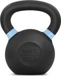 Yes4All 16kg Powder Coated Blue Kettlebell