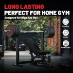 Papababe Olympic Bumper Plates Set - 100 LB