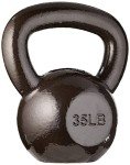 35 lb Amazon Basics Cast Iron Kettlebell