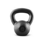 25 lb CAP Barbell Black Cast Iron Kettlebell