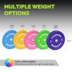 Colored Rubber Olympic Bumper Plates for Weightlifting