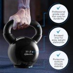 Bintiva Vinyl Coated Kettlebells - 5 to 30 lbs
