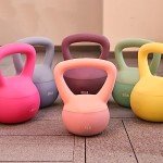 Soft Kettlebell Weights - 15 Pound Vinyl Set