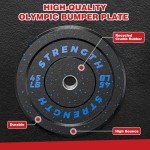 XDDIAS 190lb Olympic Bumper Plates for Weightlifting