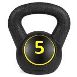 3-Piece HDPE Dumbbell Weight Set with Stand
