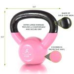 Vinyl Coated Kettlebells for Full Body Workouts