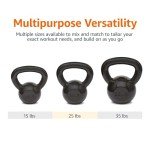 15 lb Cast Iron Kettlebell for Strength Training
