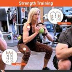 18 lb Blue Vinyl Coated Kettlebell for Strength Training