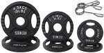 Fitvids 35LB Olympic Cast Iron Weight Plates