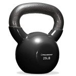 25 lb Vinyl Coated Cast Iron Kettlebell