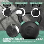Yes4All 20kg Cast Iron Kettlebell with Wide Handle