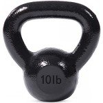 10 LB Cast Iron Kettlebell Weights by JFIT