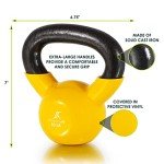 Vinyl Coated Cast Iron Kettlebells for Workouts
