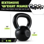 Rage Fitness Durable Cast Iron Kettlebell Set