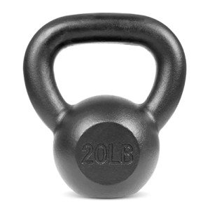 ProsourceFit Solid Cast Iron Kettlebells for Workouts