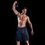 ProsourceFit Solid Cast Iron Kettlebells for Workouts