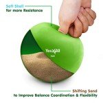 Yes4All Soft Weighted Toning Ball Smooth 4lb - Green