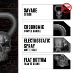 Yes4All Solid Cast Iron Kettlebell for Strength Training