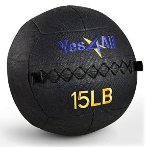 Yes4All 20 LB Soft Wall Medicine Ball