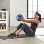 AmazonBasics 4.54kg Blue Medicine Ball