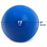 Trademark Innovations 15 lb Blue Slam Ball