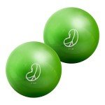 Soft Weighted Exercise Balls - 2lbs Lime (2 Pack)