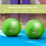 Soft Weighted Exercise Balls - 2lbs Lime (2 Pack)