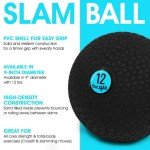 Yes4All 5.4kg Non-Bouncing Slam Ball