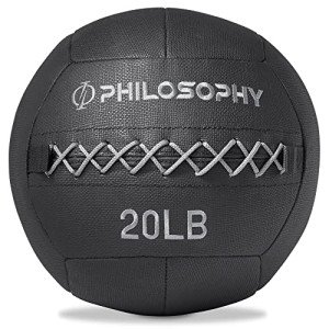 20 LB Soft Shell Weighted Wall Ball with Grip