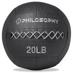 20 LB Soft Shell Weighted Wall Ball with Grip