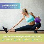 Soft Weighted Exercise Balls - 2lbs Lime (2 Pack)