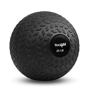 Yes4All 25lbs Slam Medicine Ball for Workouts